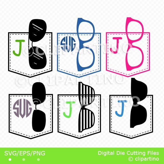 Download Glasses Shirt Pocket Svg Sunglasses Svgsummer Cutting File Etsy