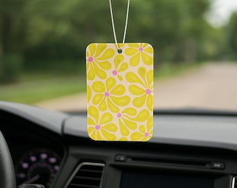 Deodorante per auto a tema floreale: design floreale alla moda, vibrazioni positive.