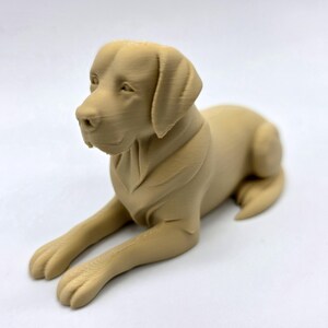 Labrador Retriever Laying Sculpture - 6" Long - 16 Colors Available