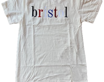 Bristol, Rhode Island embroidered patriotic tee
