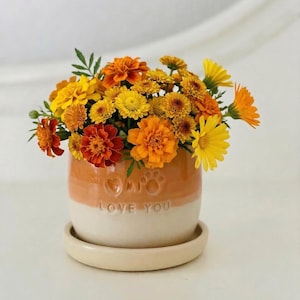 Handgemaakte herdenkingsplanter: gepersonaliseerde succulente pot, geheugenpot