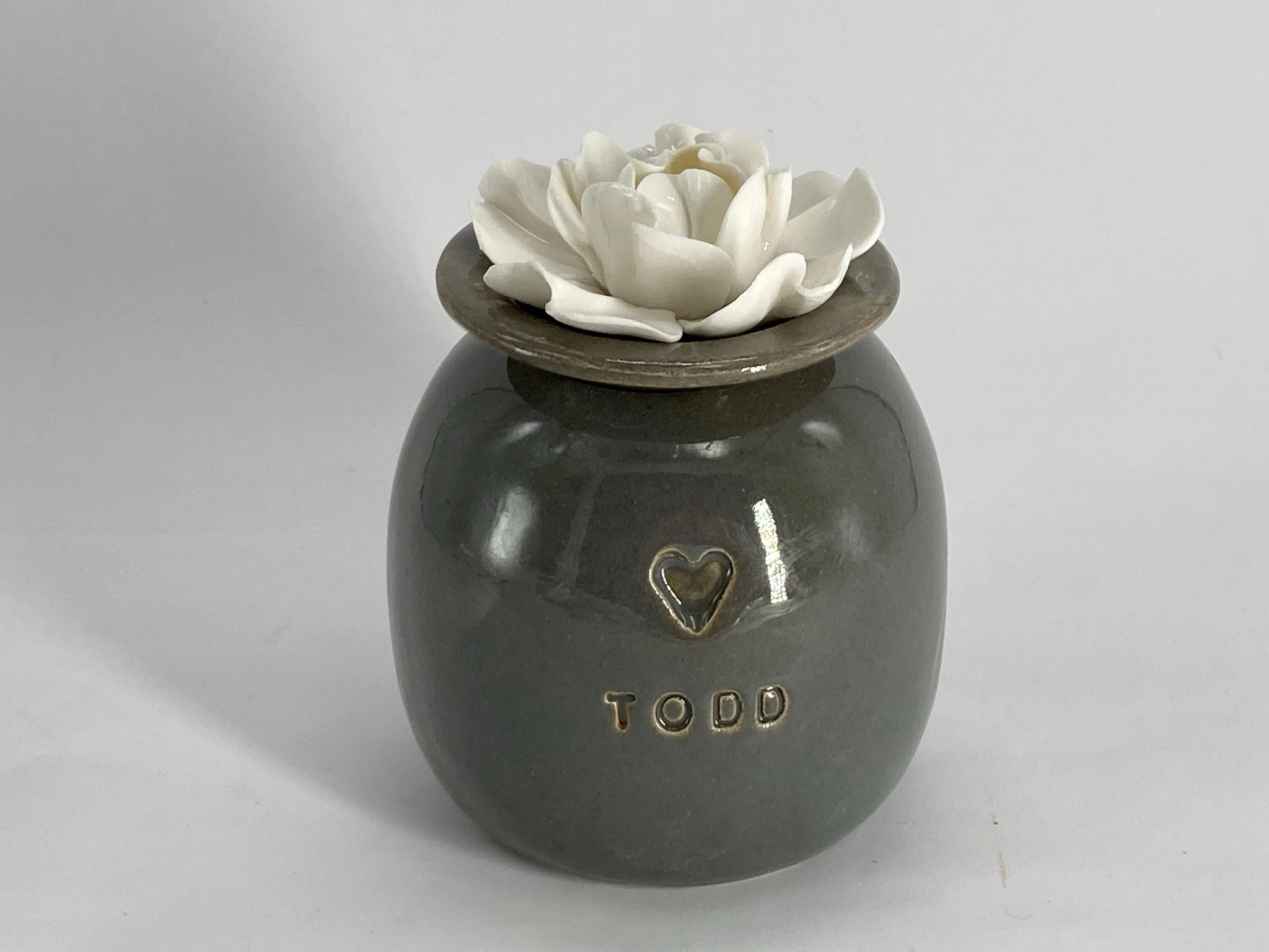 Gray cat urn, rose urn, gray dog urn, exclusive urn