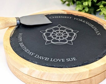 Personalised Cheese Board • Wooden Cheeseboard Set • Mother's Day Gift • Couple Gift  • Cheese Lover Gift • 5th Anniversary