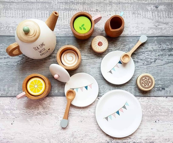 wooden tea set toy