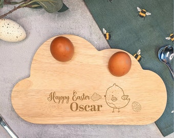 Personalised Breakfast Board• Easter Gift • Dippy Egg • Easter • Toast Bord • Engraved Egg Cup • First Easter • Easter Chick