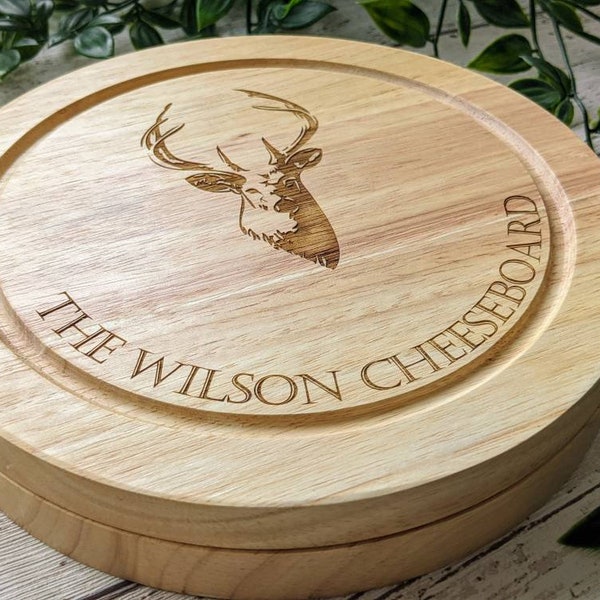 Personalised Cheese Board • Wooden Cheeseboard Set • Mother's Day Gift • Couple Gift  • Cheese Lover Gift • 5th Anniversary