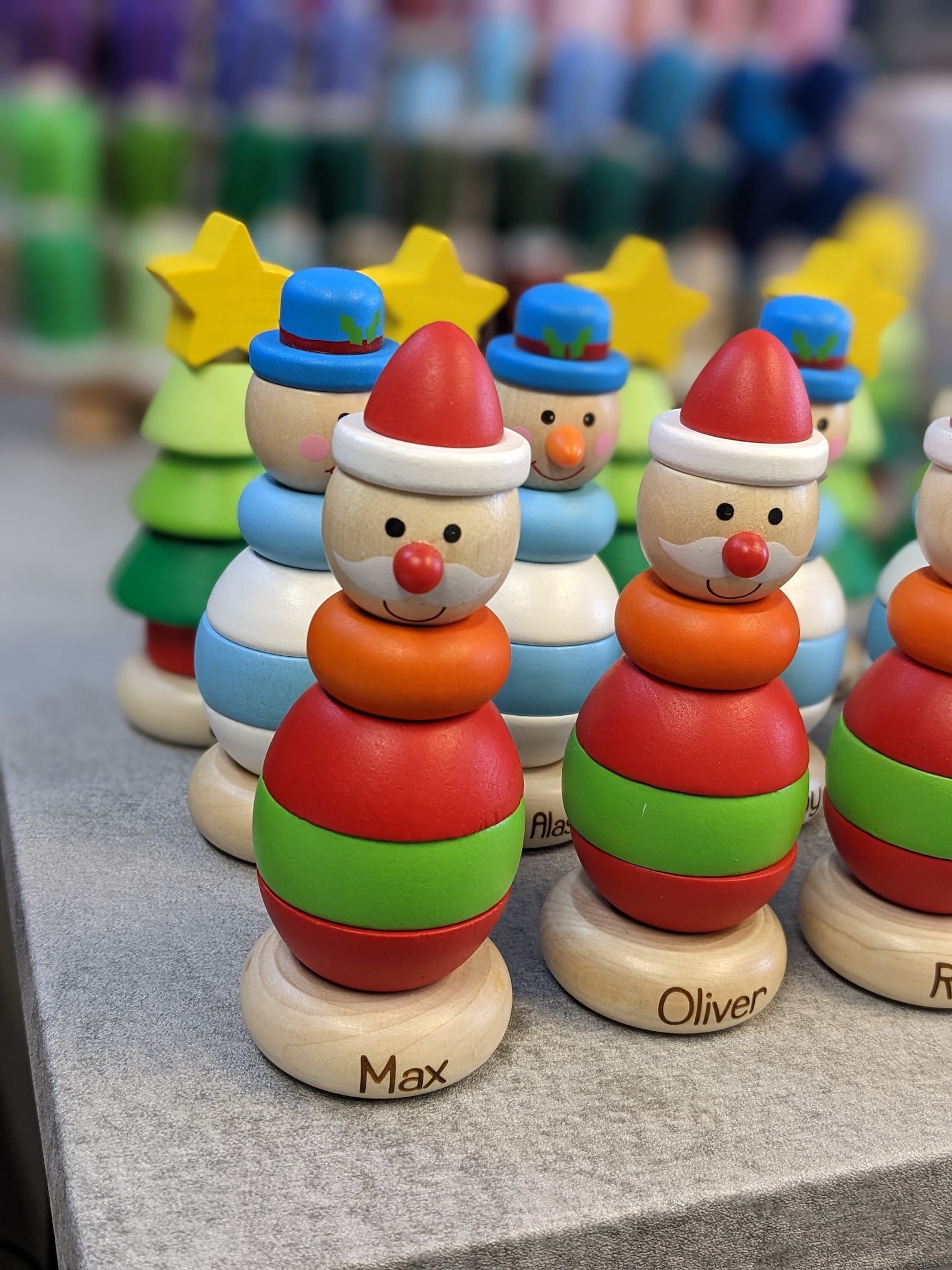 Personalised Stacking Toy Wooden Toy Baby Toy 1st Etsy UK