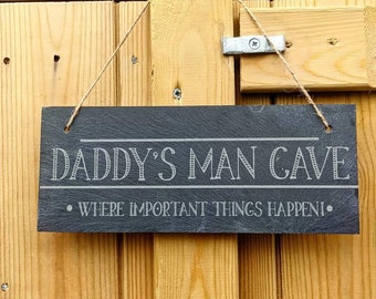 Personalised Sign • Man Cave sign • Slate Sign • Garden Sign • Any Wording • Grandparent Gift • Garden Lovers • Father's Day  • Allotment