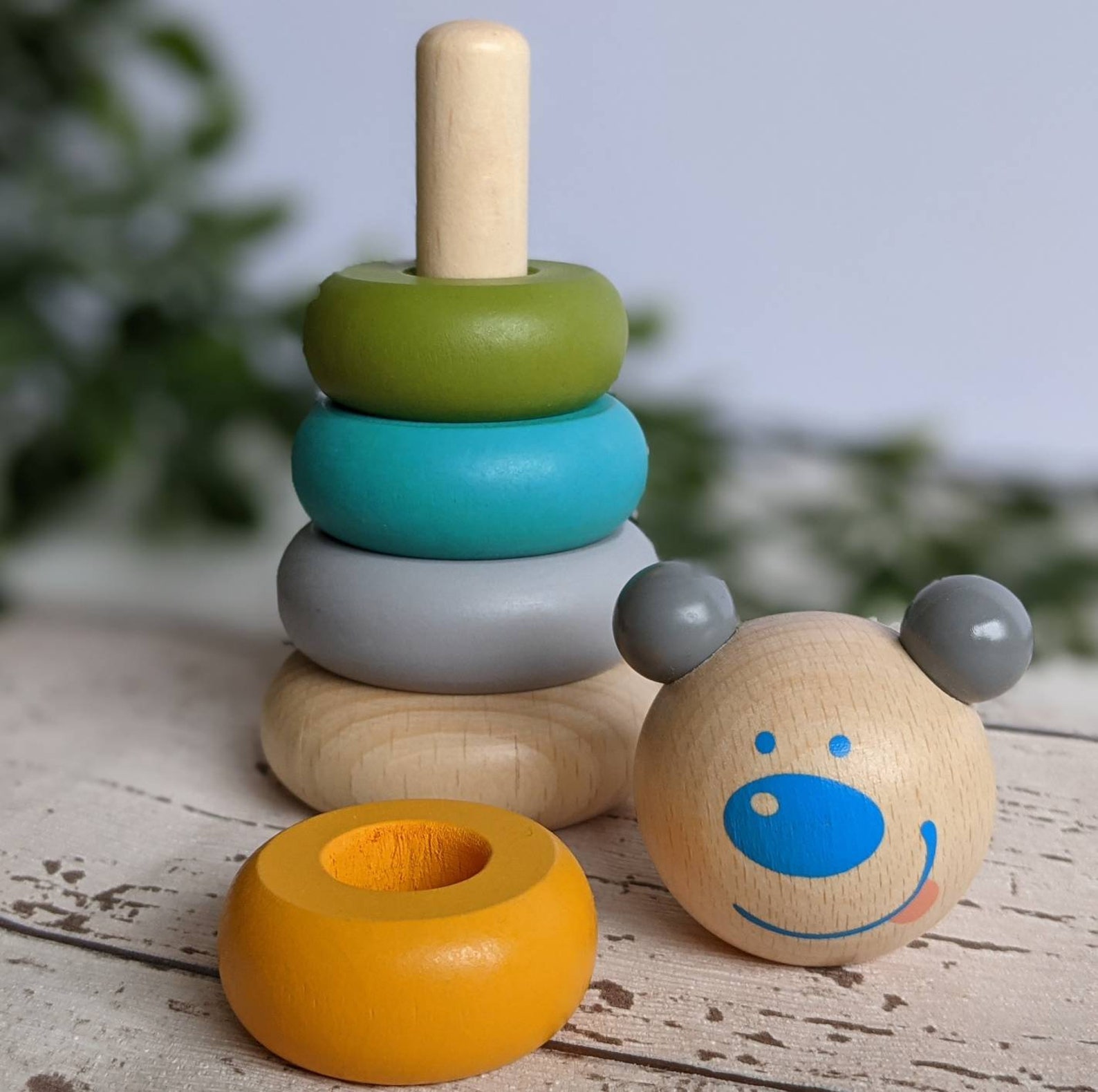 Personalised Stacking Toy Wooden Toy Baby Toy 1st - Etsy UK