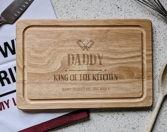 Personalised Chopping Board • Fathers Day Gift • Gifts for Dads • 1st Father's Day • Gifts for Grandads • Daddy • Grandpa • Pops • Foodie