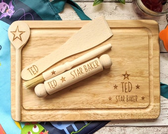 Personalised Children's Baking Set  • Toddler Christmas Gift  • Star Baker  • Children's Christmas Gift• 2nd Birthday • 3rd Birthday •