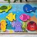 Personalised Puzzle • Kids Games • Wooden Toy • Baby Puzzle • 1st Birthday Present • Sea Life Toy • Toddler Christmas Gift • Ocean Toy 