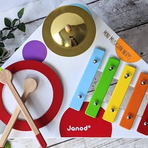 Personalised Music Table • 1st birthday • Wooden Instruments • Personalised Wooden Toy • Toddler Christmas Gift  • Toddler Birthday Gift