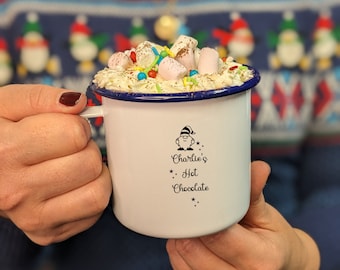 Personalised Christmas Mug • Christmas Eve Mug • Christmas Eve Box Filler • Stocking Filler • Hot Chocolate • Christmas Movie Mug • Gonk