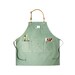 Utility Personalized Barista Cafe Durable Pink Apron For Women,Womens Full Florist Canvas With Pockets Neck Leather Strap Work Shop Aprons 