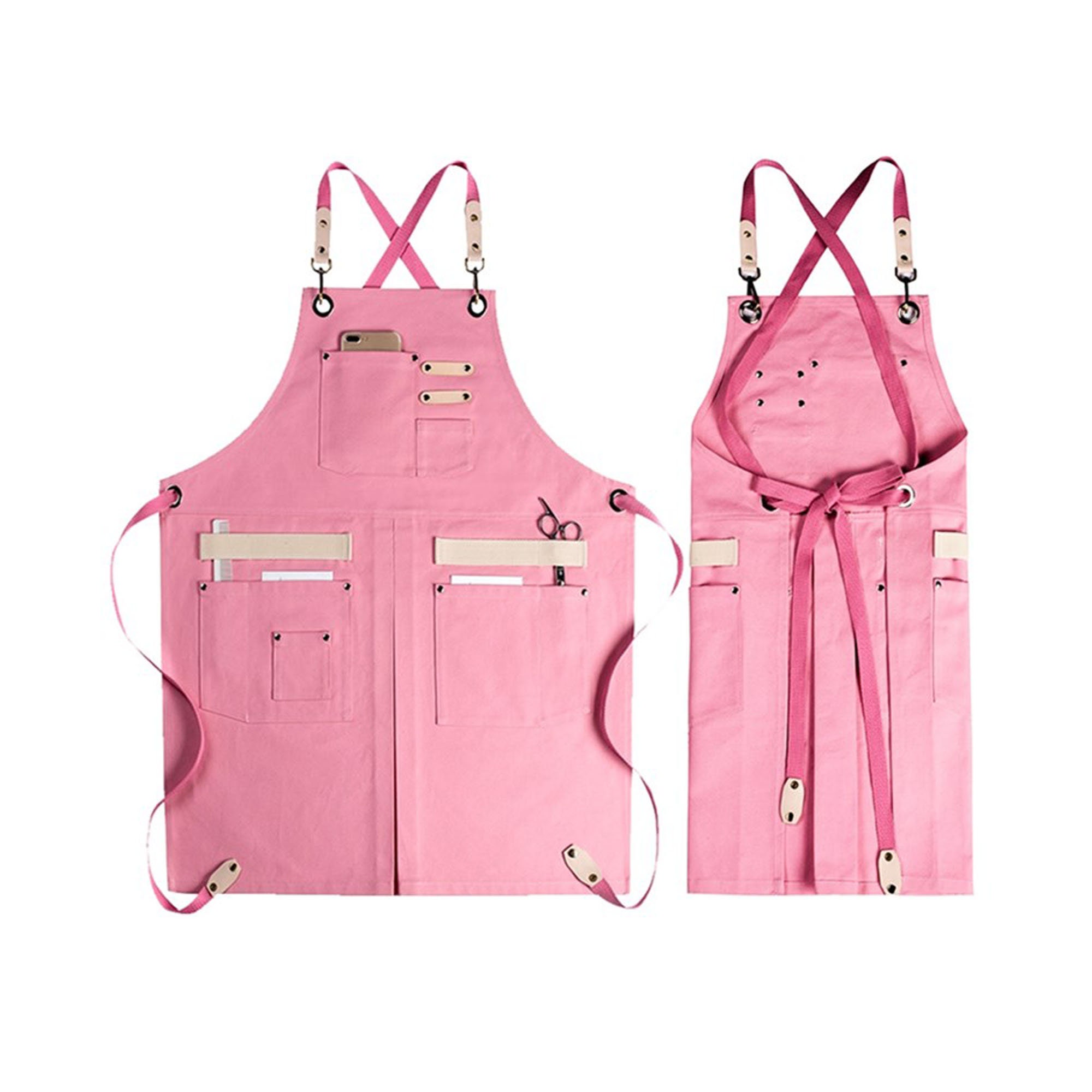 Nails Stylist Canvas ApronsMrs Pink Nail Tech Stylist Apron Etsy