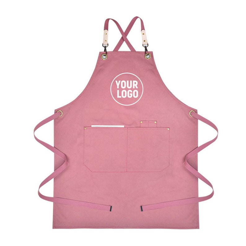 Personalized Water Resistant Cotton Aprons - Thumbnail 3
