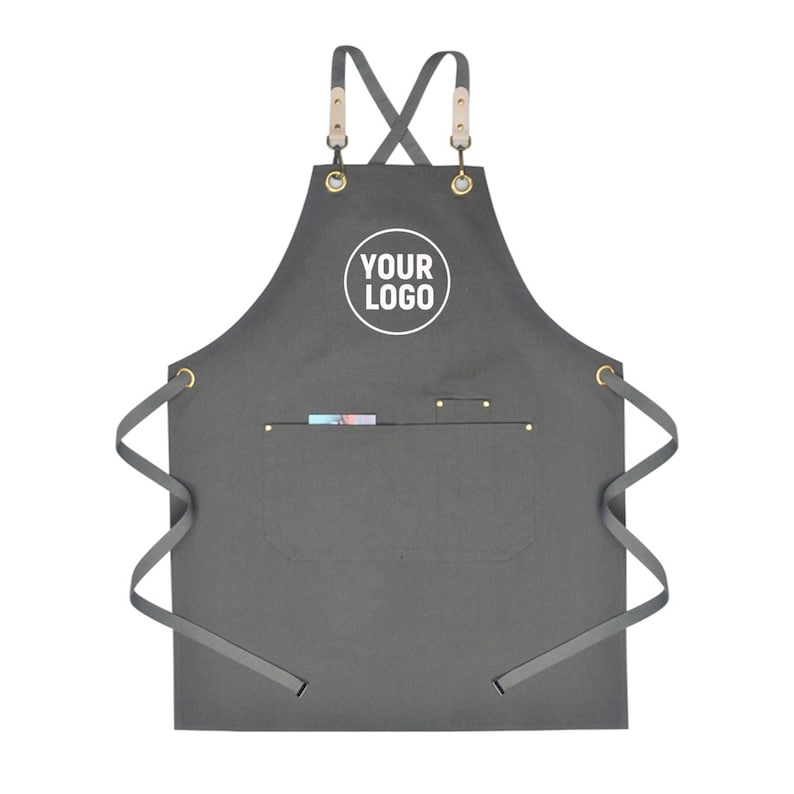 Personalized Water Resistant Cotton Aprons - Thumbnail 5