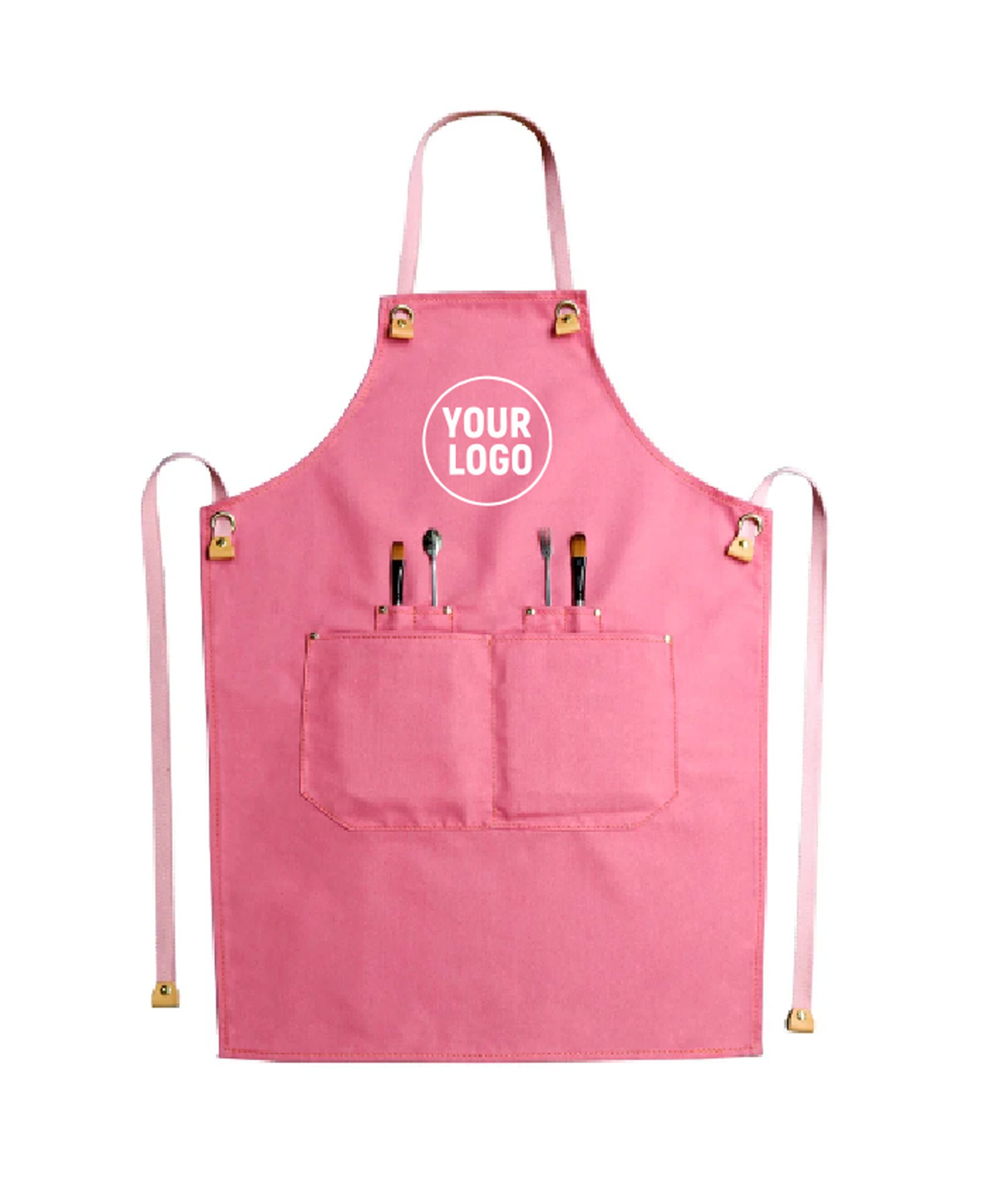 Personalized Unisex Denim Aprons for Restaurant,Bakery,Cafe, Kitchen,Florist,Nail Tech,Studio,Work Shop,BBQ,Aprons Gift