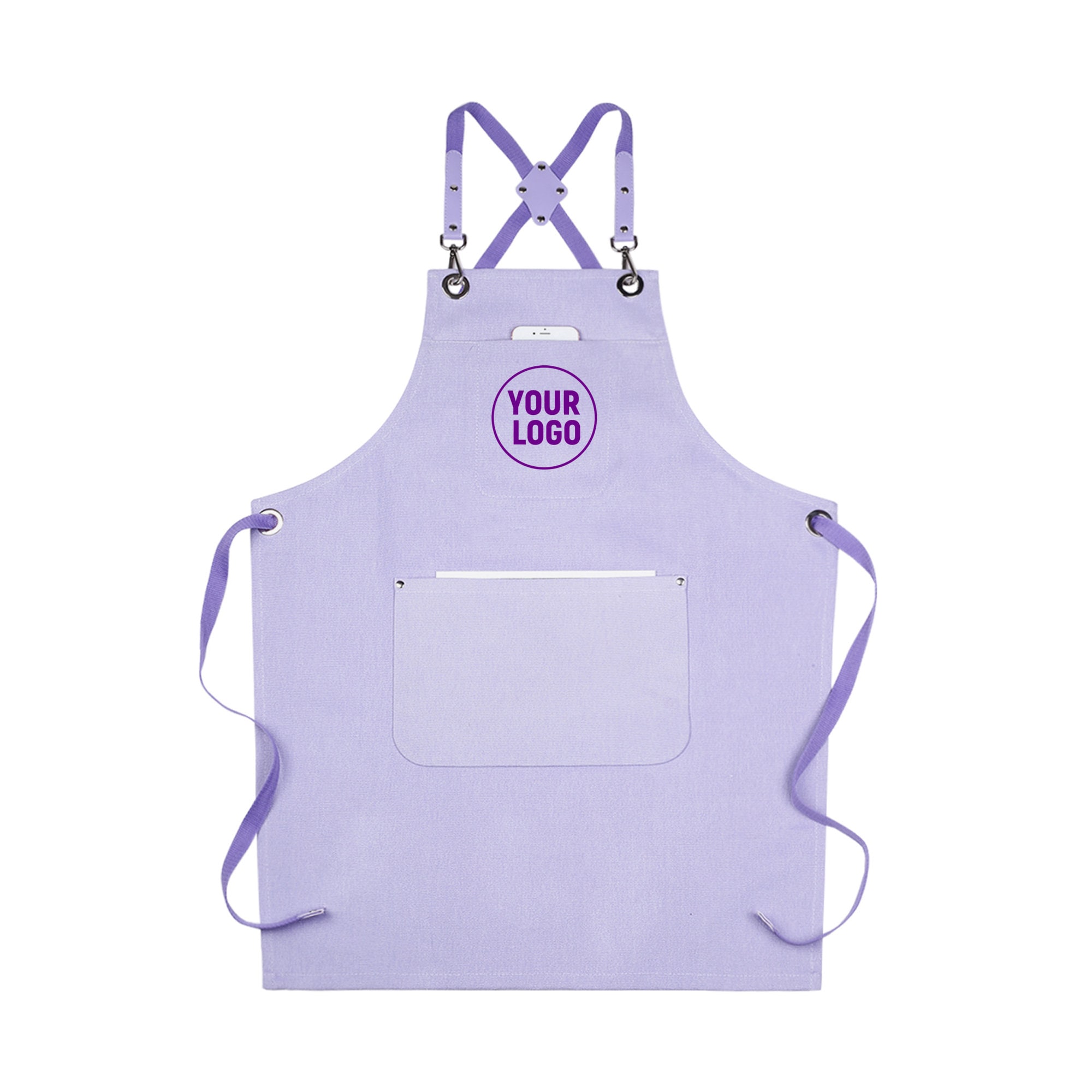 Utility Water Resistant Canvas Nail Tech Apron, Professional Florist Nails Tech Salon Aprons For Women