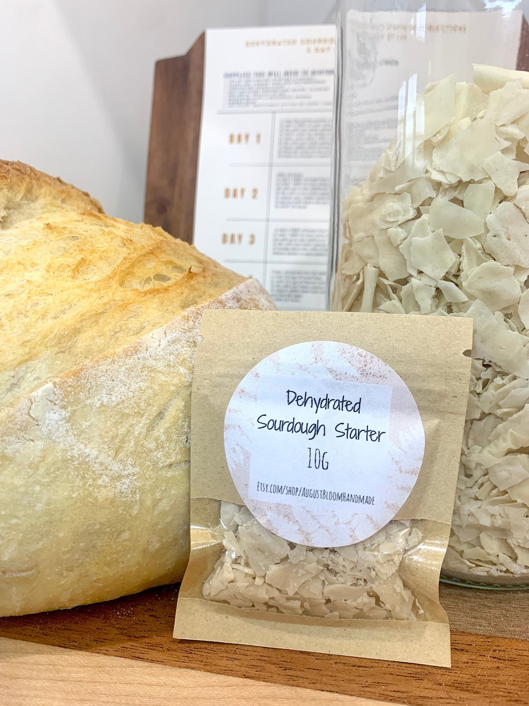 Dehydrated Sourdough Starter / Active Starter / Sourdough Bread Making ...