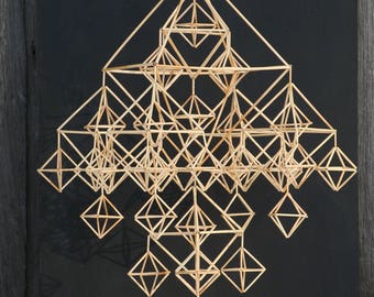DIY Himmeli Kit: Traditionelles finnisches Ornament (600 Strohhalme)