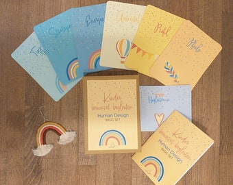 Human Design card set - consciously accompany children