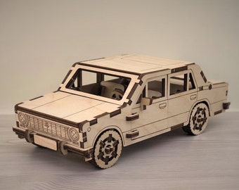 Kit de rompecabezas 3D de madera Vaz 2101: Kit de construcción