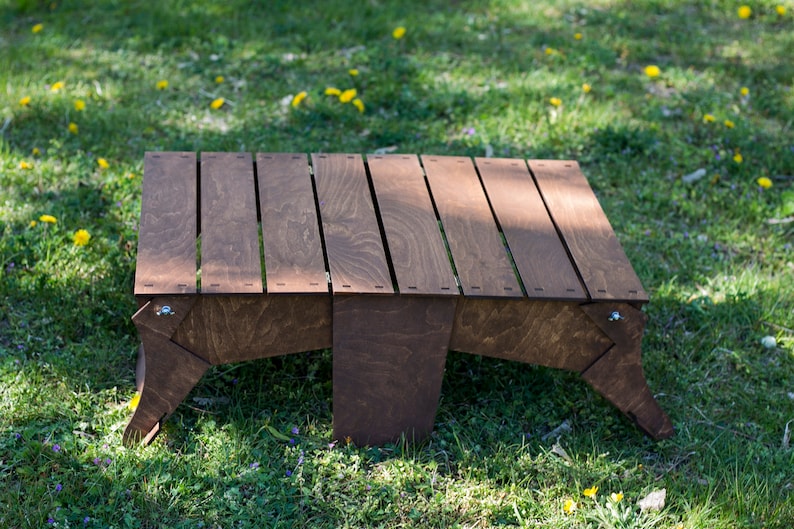 Folding Picnic Basket Table 2in1,Wood Picnic Table,Picnic Basket,Camping Basket,Outdoor Basket,Outdoor Picnic Table,Folding Picnic Table, image 7