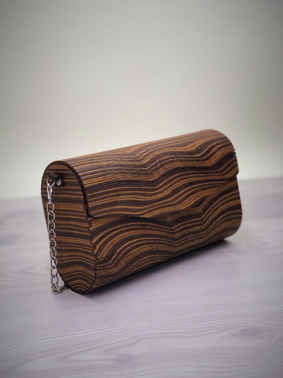 wooden clutch