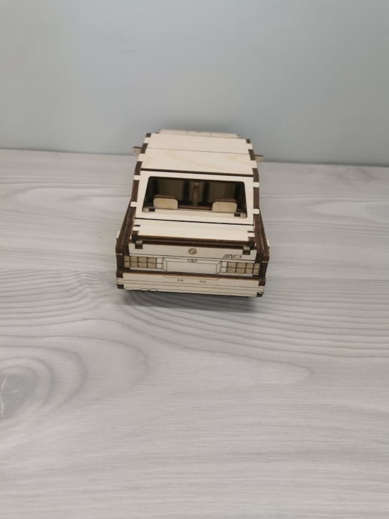 Wooden 3D Puzzle, BMW E30 M3 Construction Kit,Wood Puzzle,3D Puzzle,Assembling game,Building Game,Wood Constructor Toy,Kids Wooden Model image 2