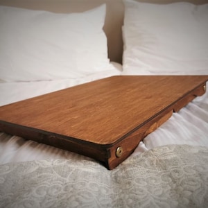 Laptop Bed Table,Laptop Bed Tray,Portable Lap Desk,Notebook Table,Laptop table,Table for laptop,Portable table,Study in Bed,Wood Tray zdjęcie 6