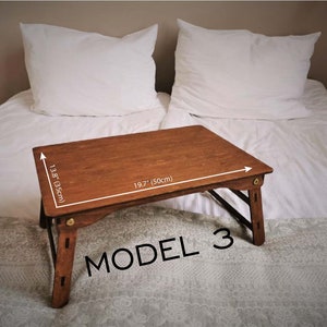Laptop Bed Table,Laptop Bed Tray,Portable Lap Desk,Notebook Table,Laptop table,Table for laptop,Portable table,Study in Bed,Wood Tray Model 3