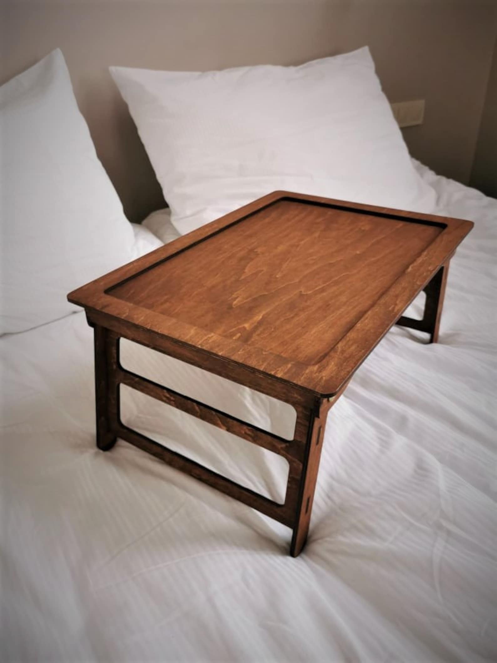 Bed Breakfast Tableserving Trayfolding Serving Traykids Etsy