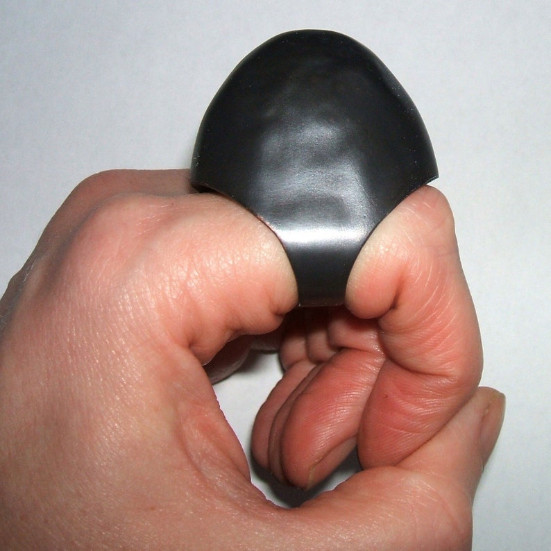 oxidized black copper hollow and light weight ring. Nordic statement ring bubble shaped very big ring