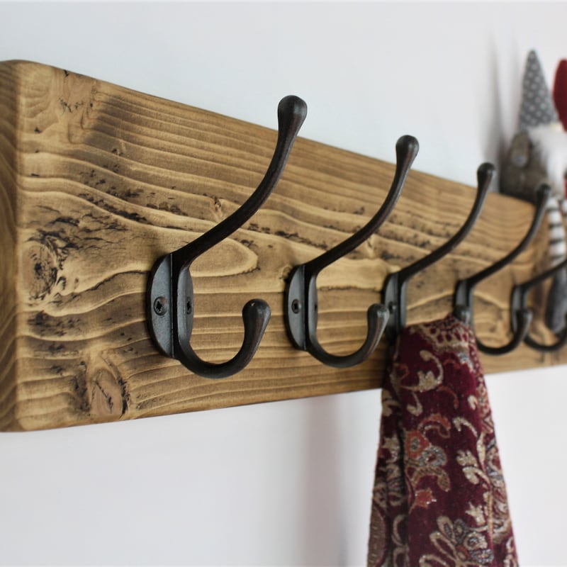Cast Iron Railing Rustic Long Antique Coat Rack - Etsy UK