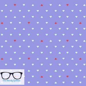 Besties Unconditional Love in Bluebell by Tula Pink for Freespirit - Sold by the Half Yard
