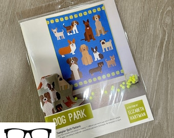 Dog Park Pattern by Elizabeth Hartman