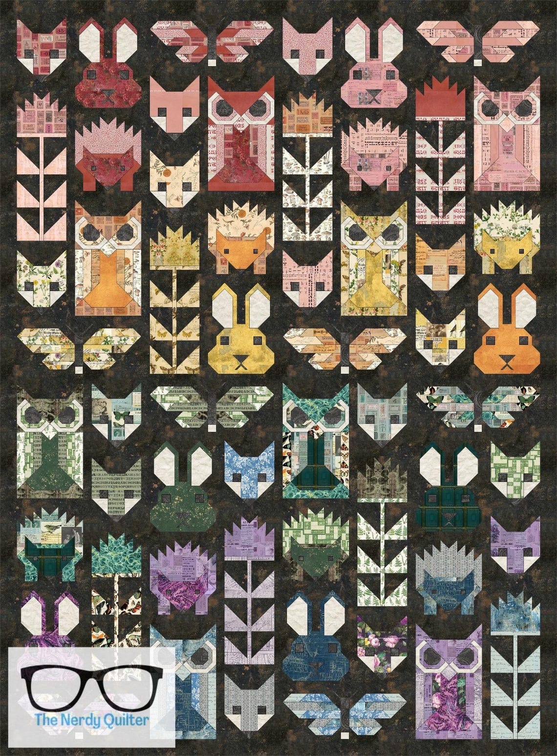 Fancy Tim Fancy Forest Quilt Kit and Pattern by Elizabeth Hartman Featuring Tim ...