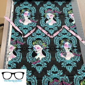 Bande camée De La Luna Fussy couleur Spirit par Tula Pink pour Freespirit