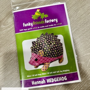 Hannah the Hedgehog pattern by Funky Friends Factory
