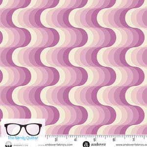 Birdie Grove in Bubblegum by Libs Elliott for Andover A-1136-P - Sold by the Half Yard