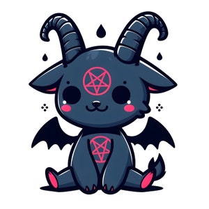Schattige duivel vector, duivel png, duivel clipart-bestanden, png jpg, instant download, silhouet, kleine demon hoorns schattige gotische duivel
