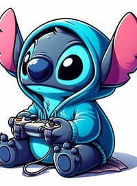 stitch and angel clipart, stitch and angel png, transparent design, instant download