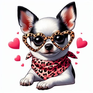 Mama und Papa Liebe Hund PNG Sublimation Süßer Hund Erwachsener Französischer Valentinstag l