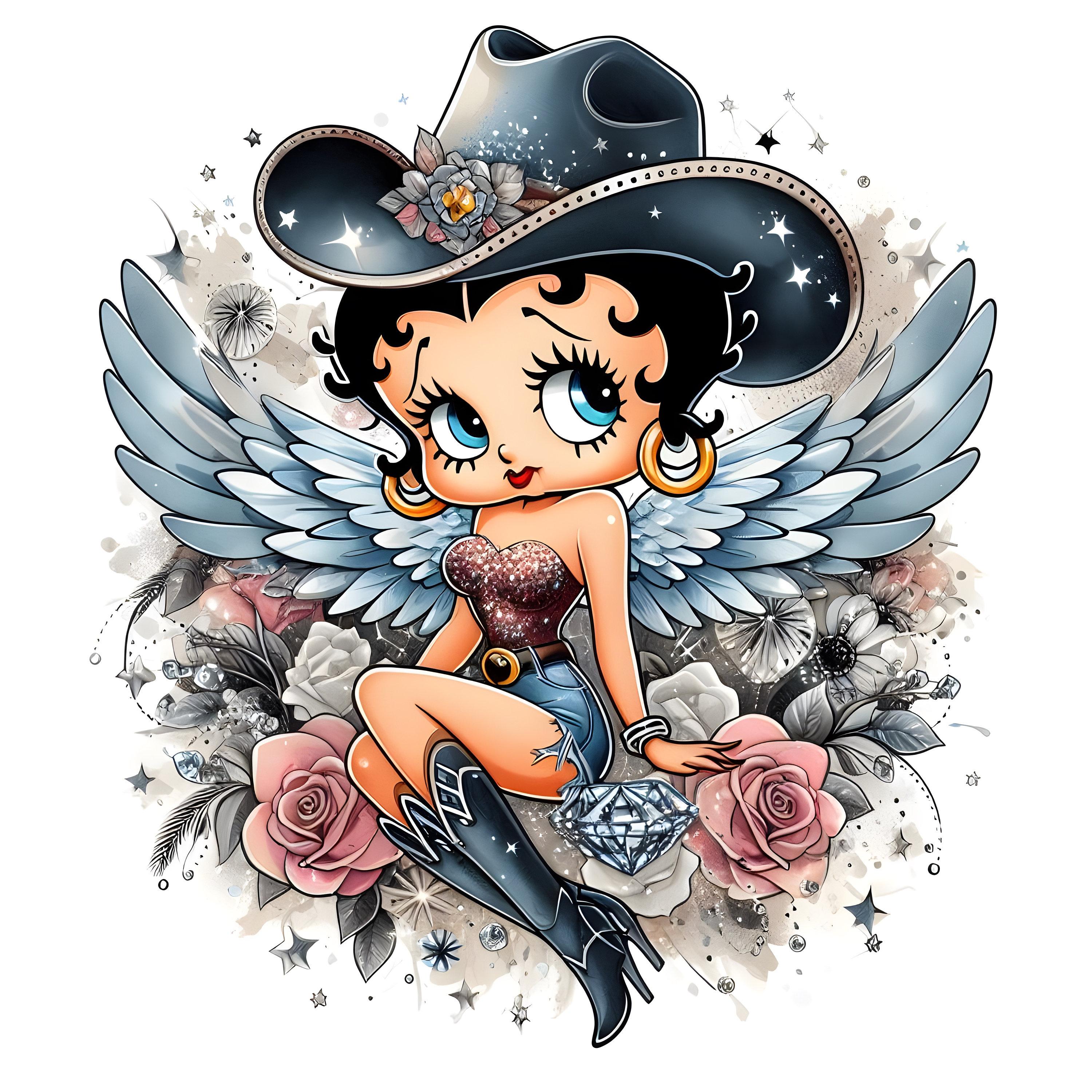 【中古】BETTY BOOP DEVIL ANGEL Betty Boop Devil Angel – CutandCollaged