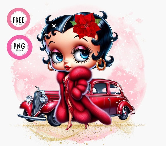 Betty Boop Cowgirl Chic Chibi Png Lady in Red and Red Car Love Digital  Download,girl in a Red Dress,red Car,modern Woman 1929,art Deco,4 PNG - Etsy