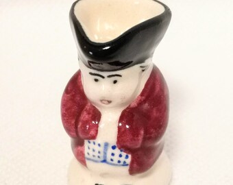 PAIR OF DIE CAST TOBY MUGS DOLL HOUSE MINIATURE