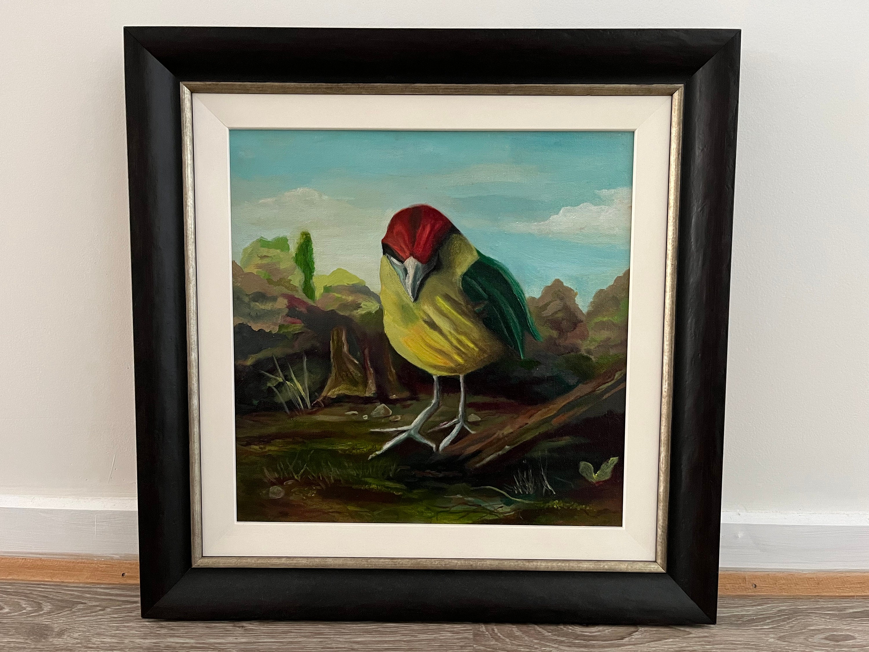 Aviary Ambassador Oil on Canvas Board Etsy
