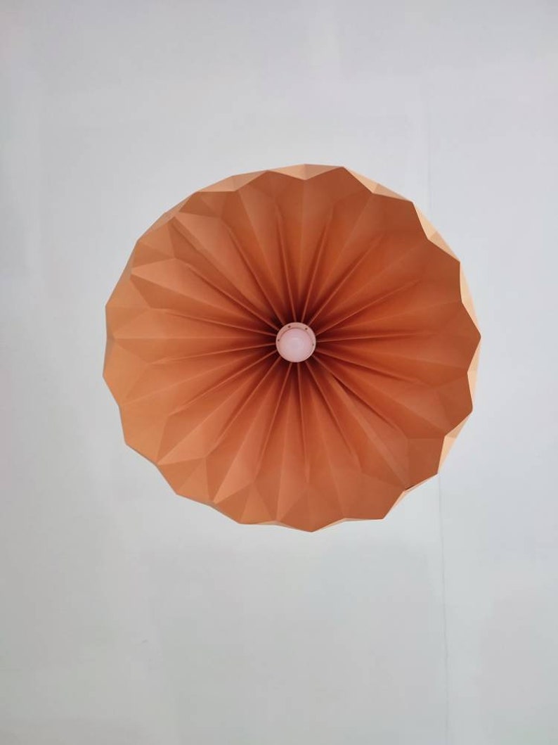 Abat-Jour Origami Plafond Lustre - Lampe Papier Japonais Pliable Pour Salon, Restaurant Et Chambre